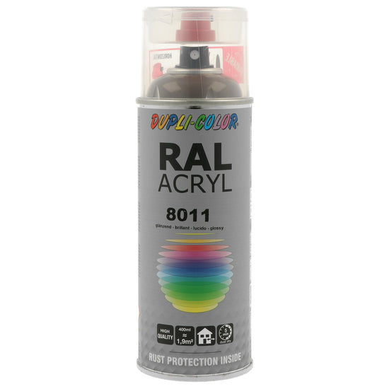 PEINTURE ACRYL RAL8011 BRILLANT 400ML DUPLI COLOR
