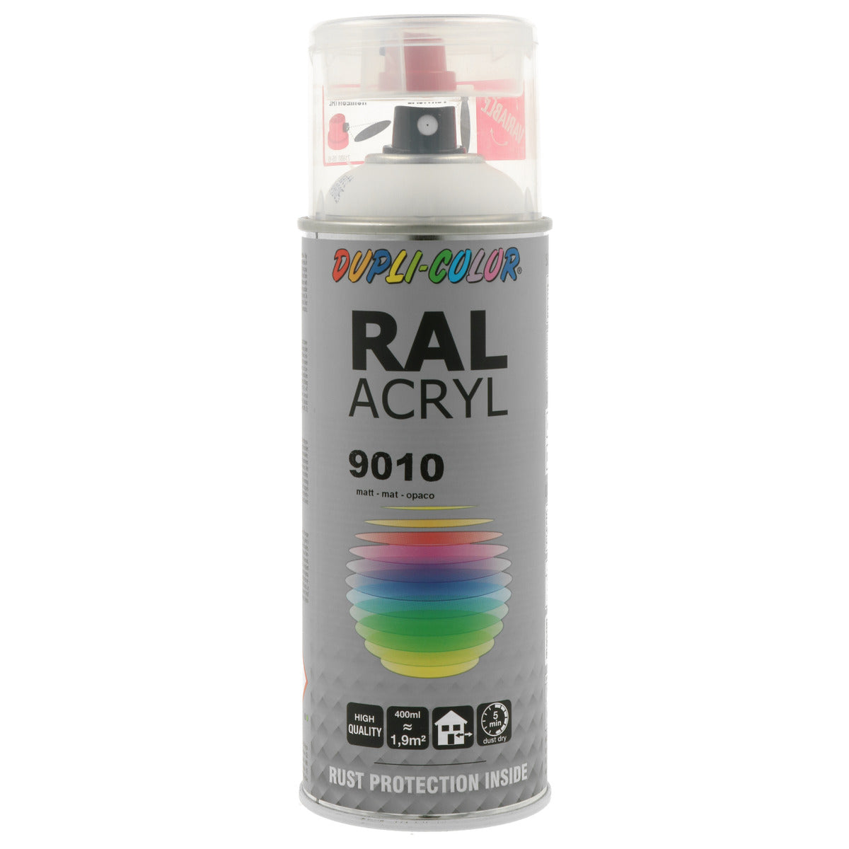 PEINTURE ACRYL RAL9010 BLANC PUR MAT 400ML DUPLI COLOR