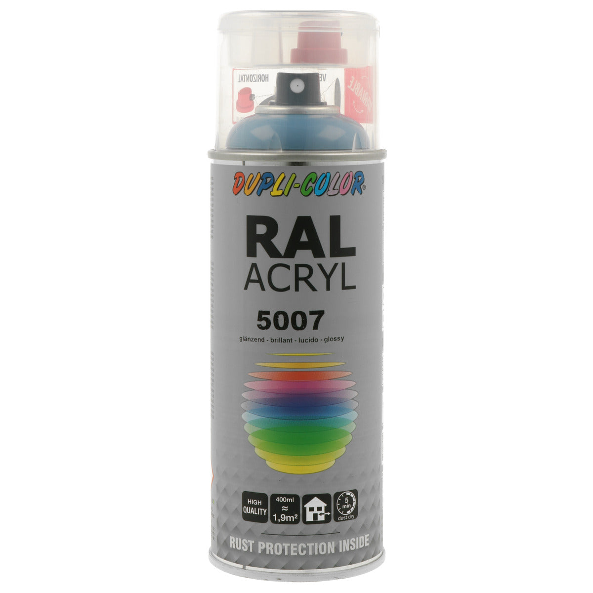 PEINTURE ACRYL RAL5007 BLEU BRILLANT 400ML DUPLI COLOR