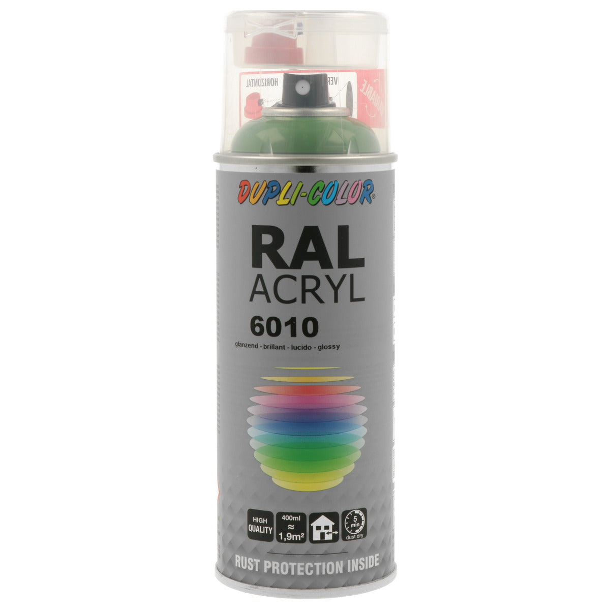 PEINTURE ACRYL RAL6010 VERT GAZON BRILLANT 400ML DUPLI COLOR