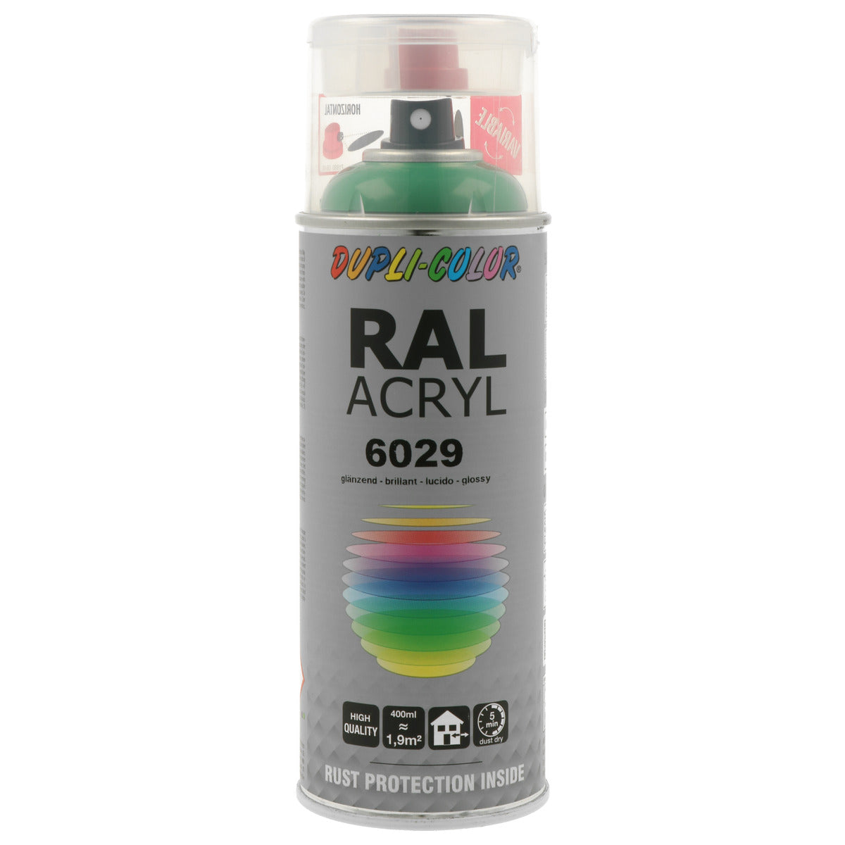 PEINTURE ACRYL RAL6029 VERT MENTHE BRILLANT 400ML DUPLI COLOR