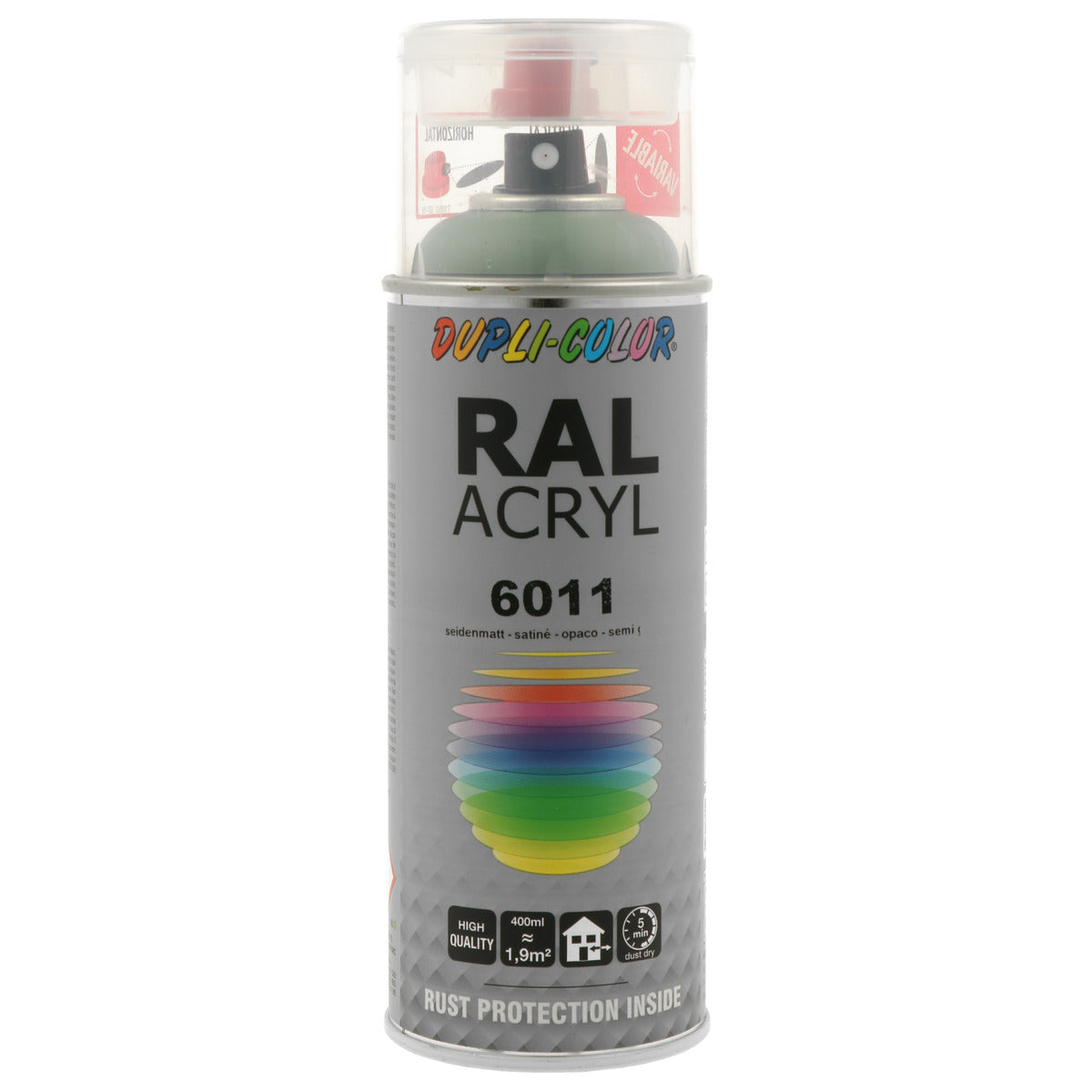 PEINTURE ACRYL VERT RESEDA RAL6011 BRILLANT 400ML DUPLI COLOR