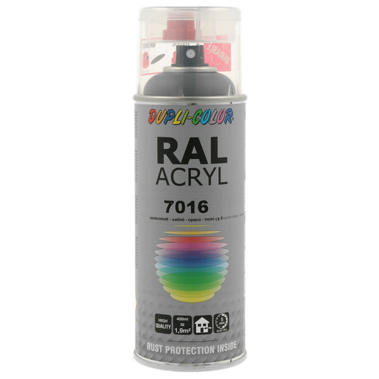 PEINTURE ACRYL RAL7016 SATINE 400ML DUPLI COLOR