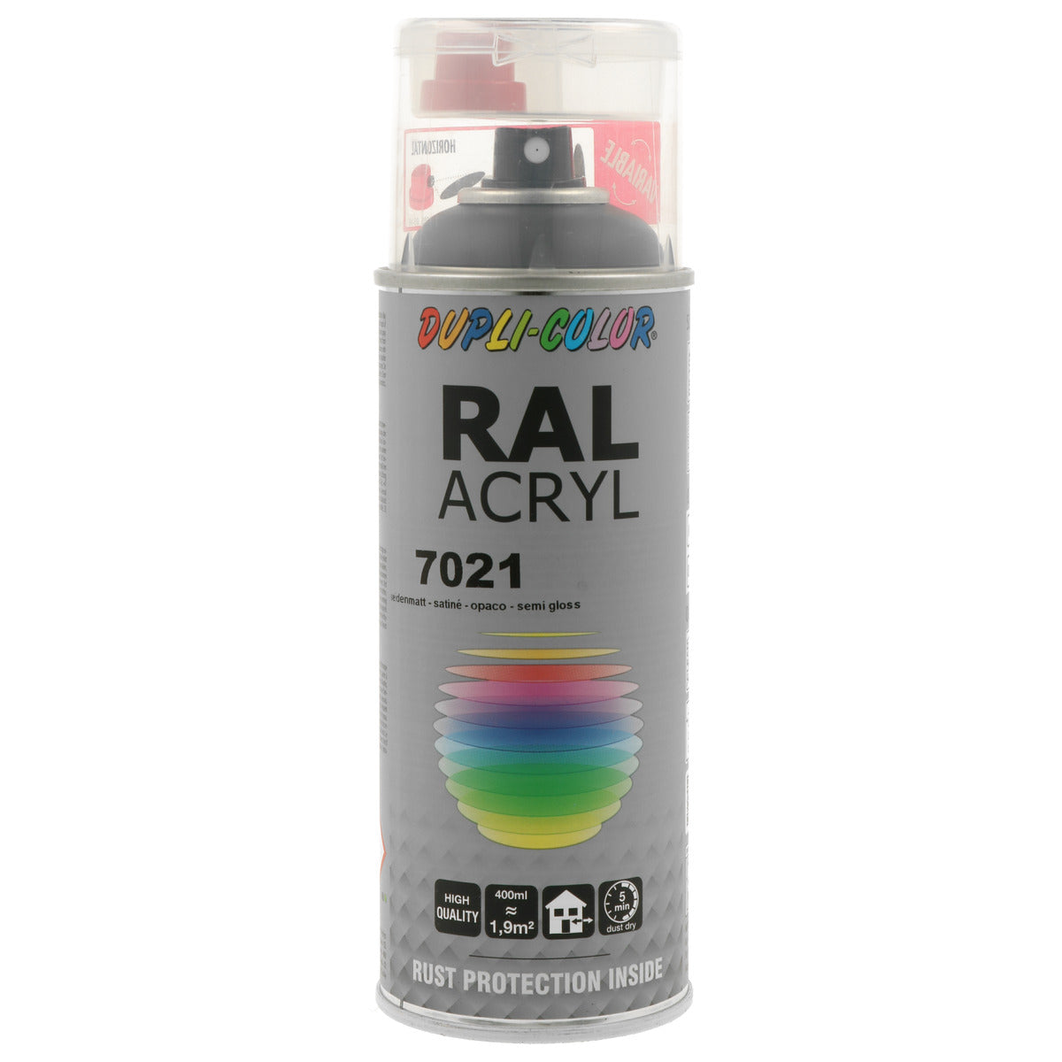 PEINTURE ACRYL RAL7021 SATINE 400ML DUPLI COLOR