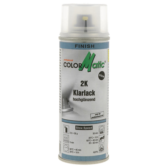 VERNIS INCOLORE BRILLANT 2K SECHAGE LENT 200ML COLORMATIC