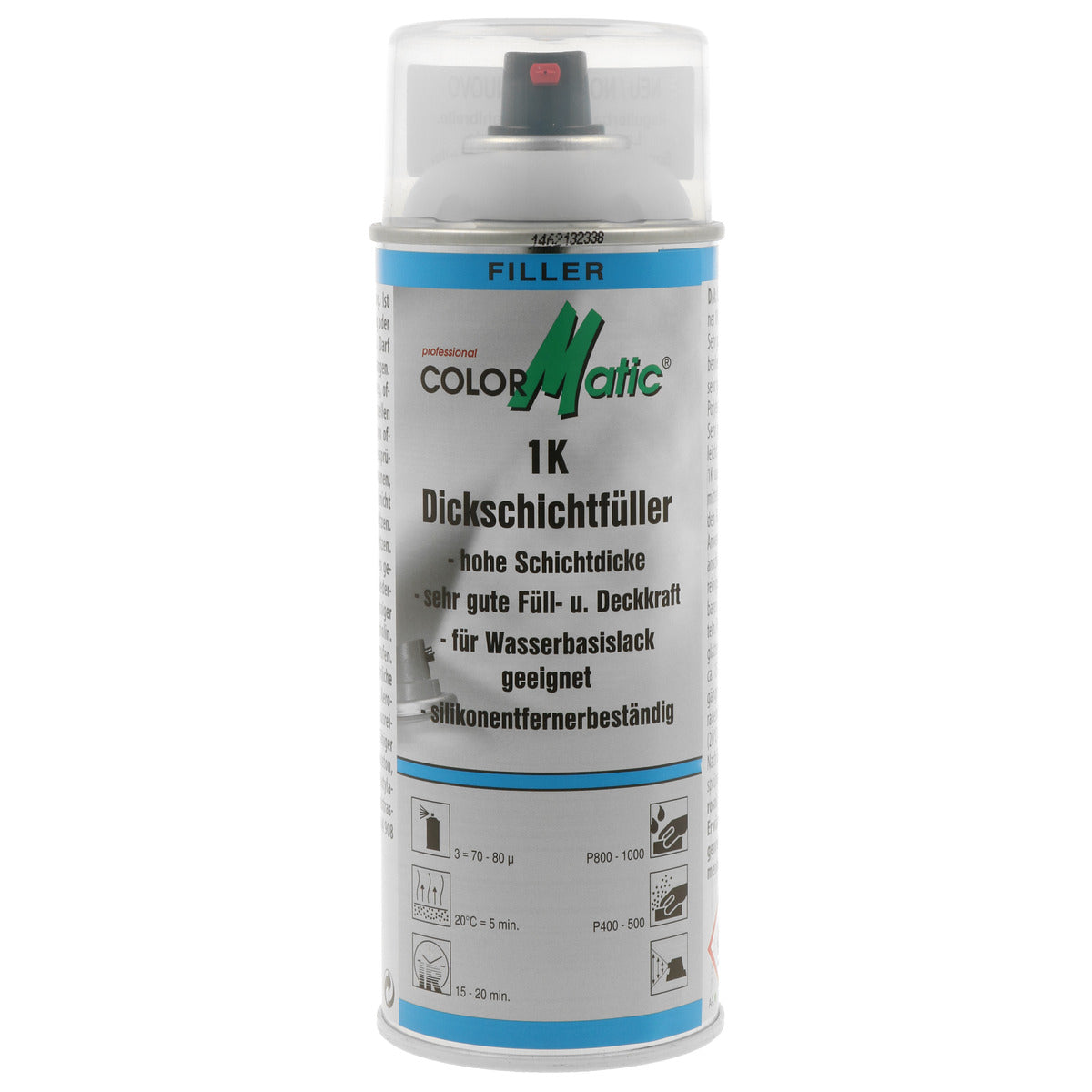 MASTIC A PULVERISER 1K GRIS 400ML COLORMATIC