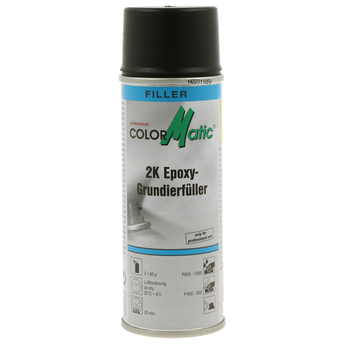 APPRET (PRIMER) EPOXY 2K SECHAGE RAPIDE NOIR 200ML COLORMATIC