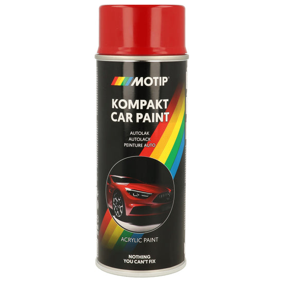 PEINTURE ACRYLIQUE KOMPAKT 41470 ROUGE BRILLANT 400ML MOTIP