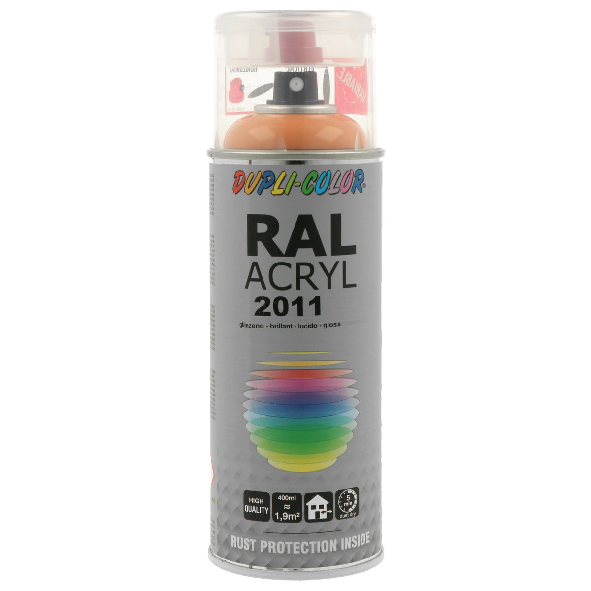 PEINTURE ACRYL RAL2011 ORANGE BRILLANT 400ML DUPLI COLOR
