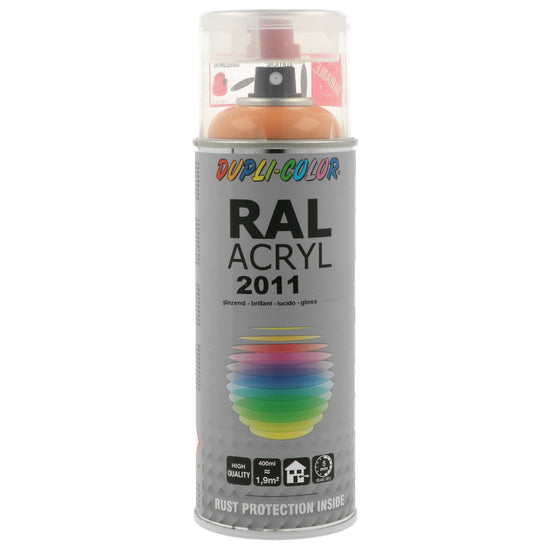 PEINTURE ACRYL RAL2011 ORANGE BRILLANT 400ML DUPLI COLOR