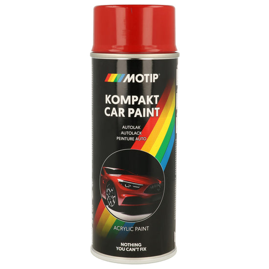 PEINTURE ACRYLIQUE KOMPAKT 42055 ROUGE BRILLANT 400ML MOTIP