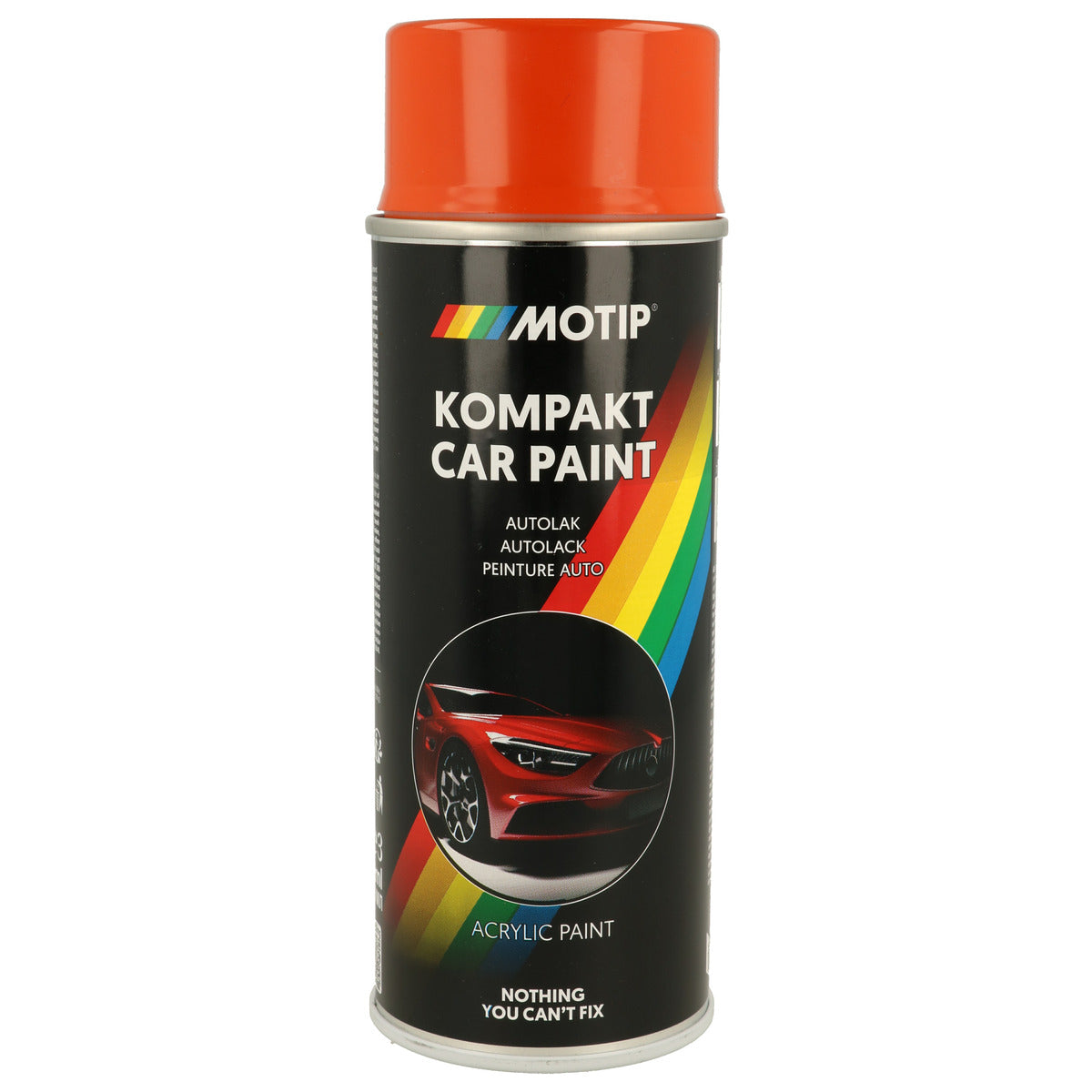 PEINTURE ACRYLIQUE KOMPAKT 42610 ORANGE BRILLANT 400ML MOTIP