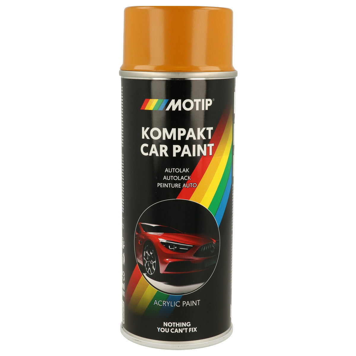 PEINTURE ACRYLIQUE KOMPAKT 43150 JAUNE BRILLANT 400ML MOTIP