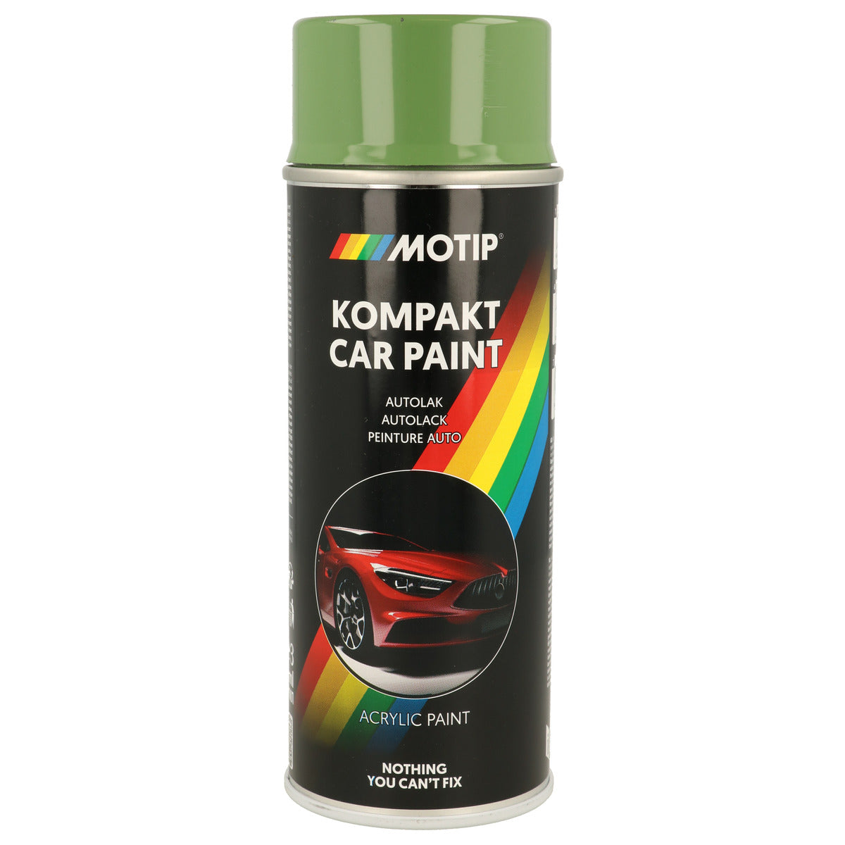 PEINTURE ACRYLIQUE KOMPAKT 44130 VERT BRILLANT 400ML MOTIP
