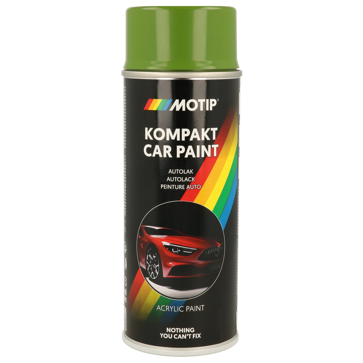 PEINTURE ACRYLIQUE KOMPAKT 44350 VERT BRILLANT 400ML MOTIP
