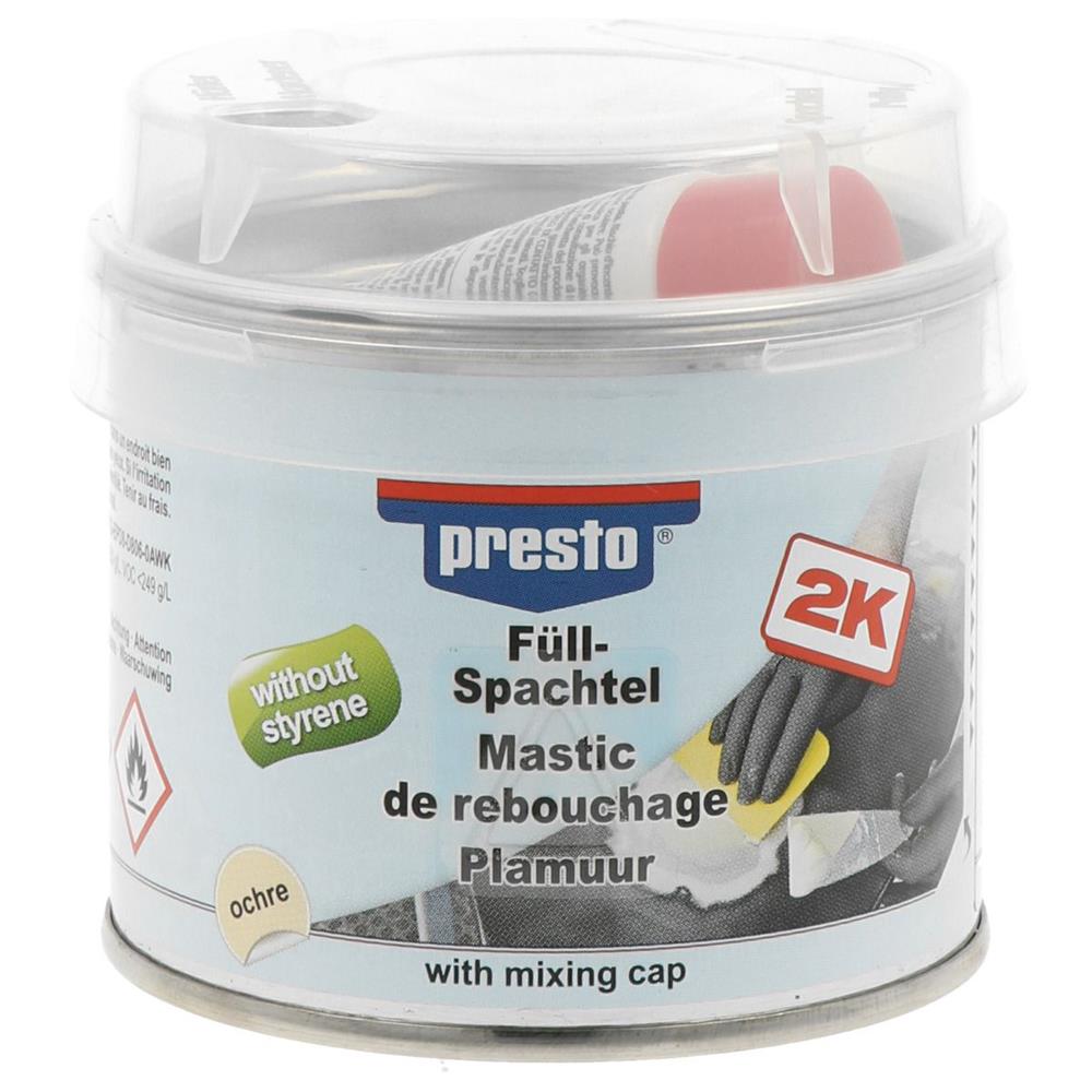 MASTIC DE REMPLISSAGE 2K SANS STYRENE 250G PRESTO
