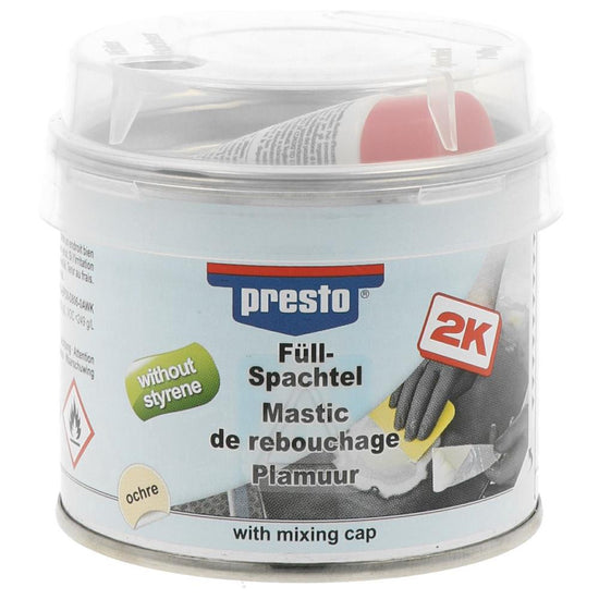 MASTIC DE REMPLISSAGE 2K SANS STYRENE 250G PRESTO