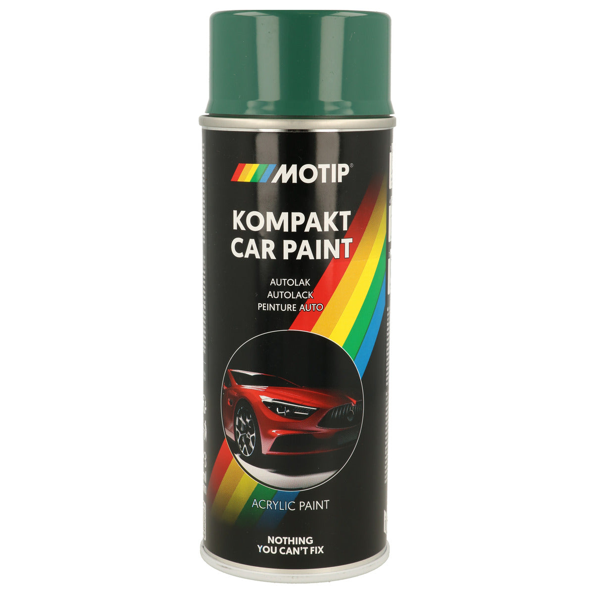 PEINTURE ACRYLIQUE KOMPAKT 44375 VERT BRILLANT 400ML MOTIP