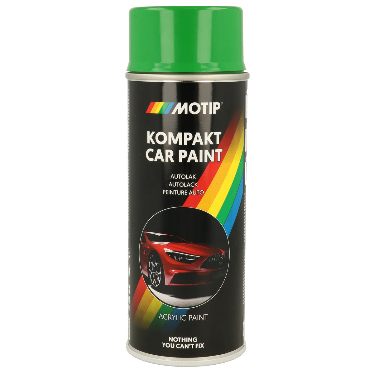 PEINTURE ACRYLIQUE KOMPAKT 44500 VERT BRILLANT 400ML MOTIP