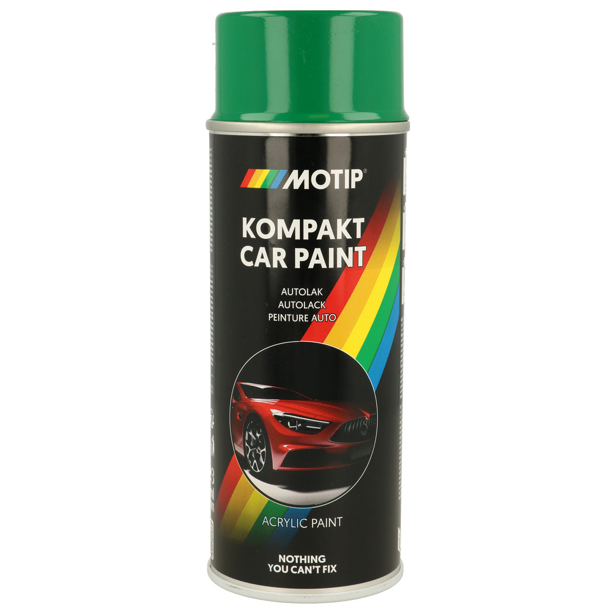 PEINTURE ACRYLIQUE KOMPAKT 44501 VERT BRILLANT 400ML MOTIP