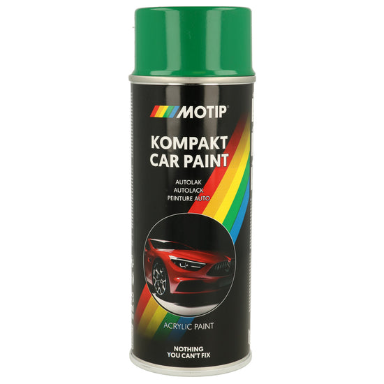 PEINTURE ACRYLIQUE KOMPAKT 44501 VERT BRILLANT 400ML MOTIP