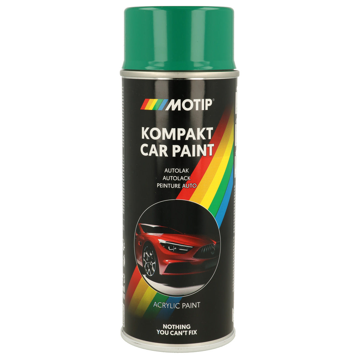 PEINTURE ACRYLIQUE KOMPAKT 44502 VERT BRILLANT 400ML MOTIP