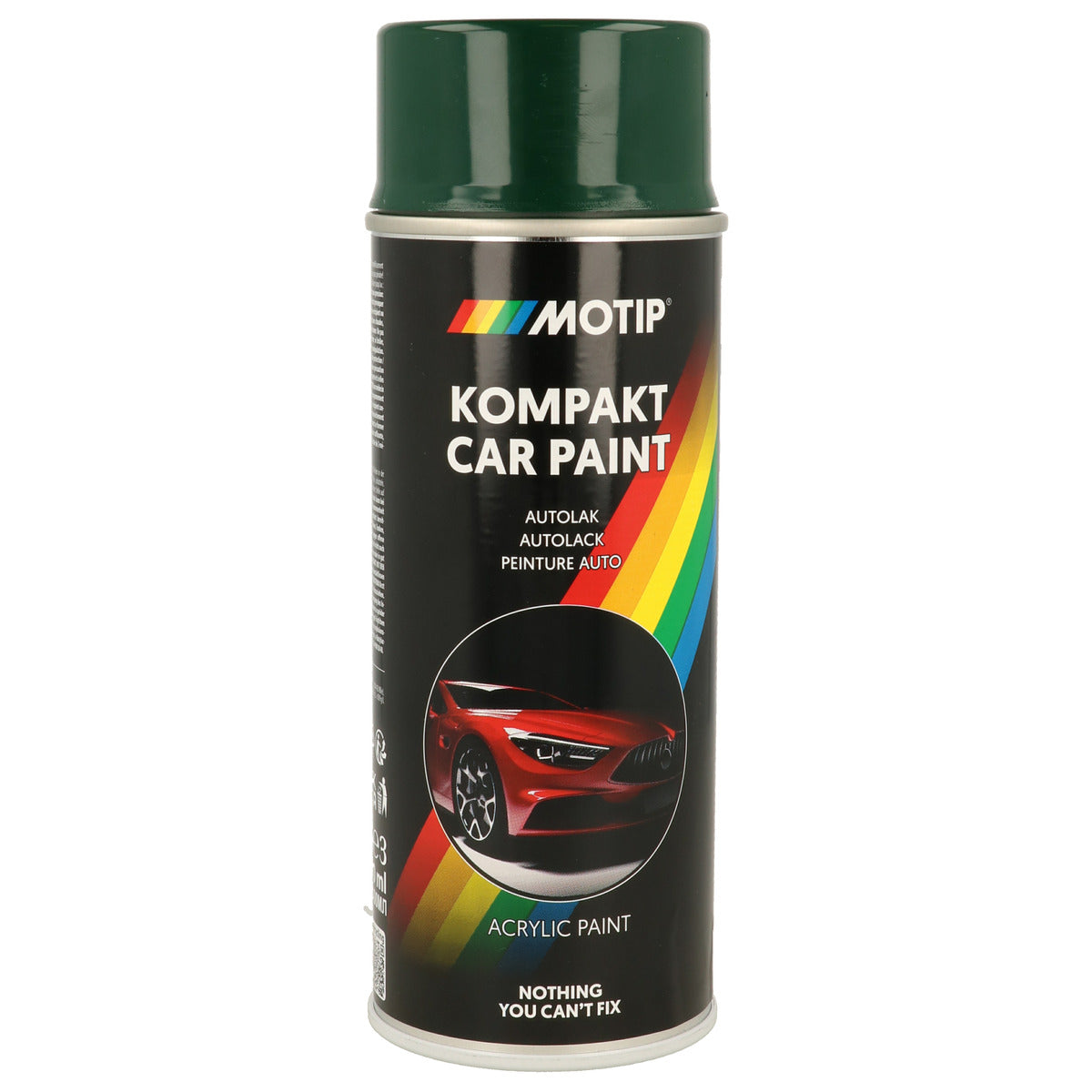 PEINTURE ACRYLIQUE KOMPAKT 44540 VERT BRILLANT 400ML MOTIP