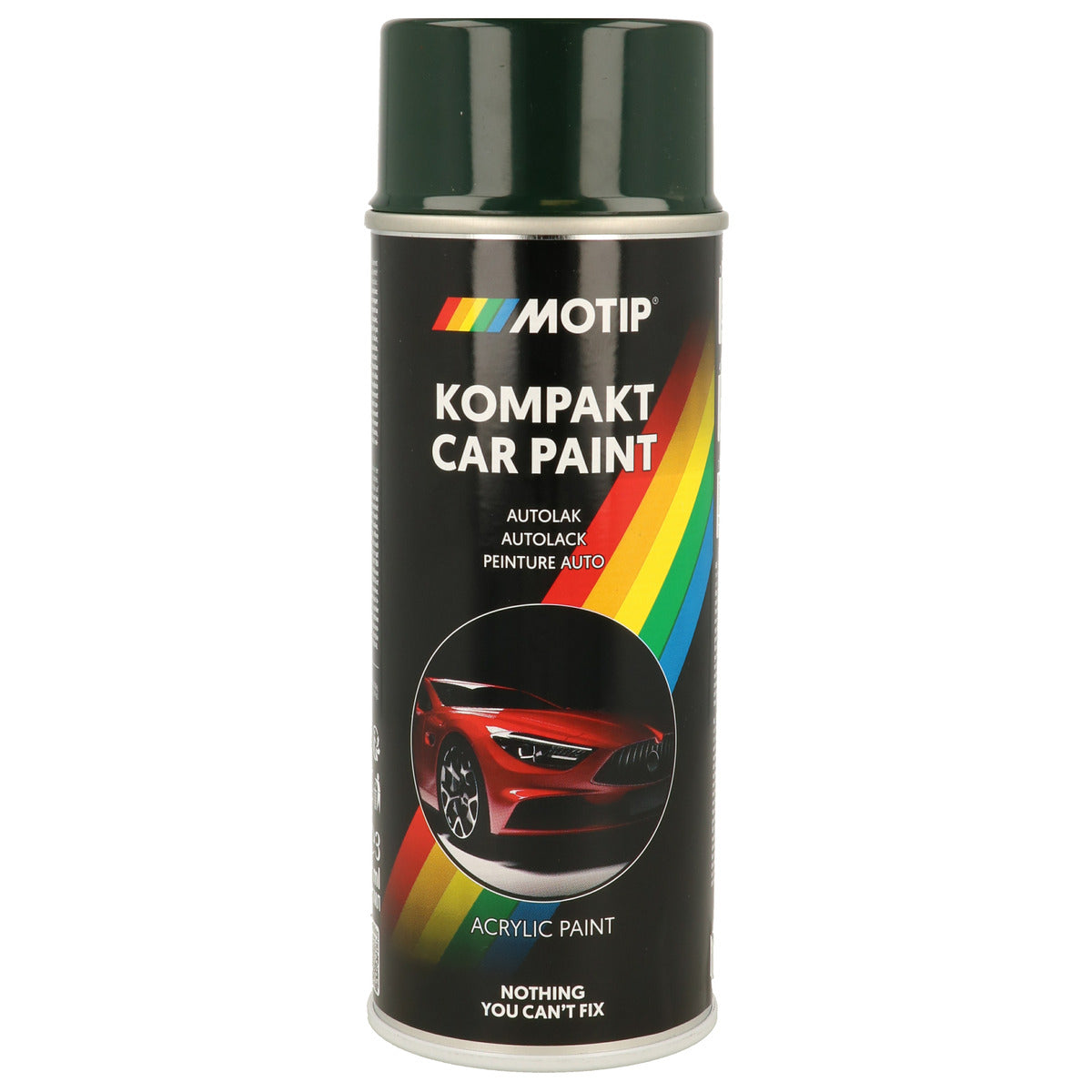 PEINTURE ACRYLIQUE KOMPAKT 44550 VERT BRILLANT 400ML MOTIP