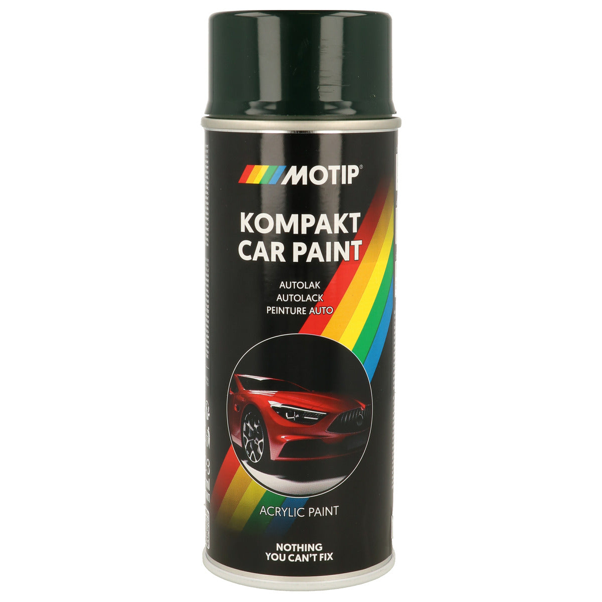 PEINTURE ACRYLIQUE KOMPAKT 44555 VERT BRILLANT 400ML MOTIP