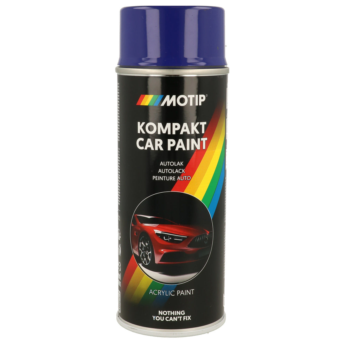 PEINTURE ACRYLIQUE KOMPAKT 44863 BLEU BRILLANT 400ML MOTIP
