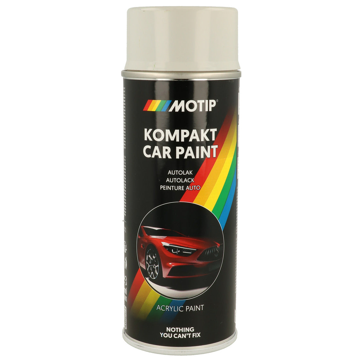 PEINTURE ACRYLIQUE KOMPAKT 45258 BLANC GRIS BRILLANT 400ML MOTIP