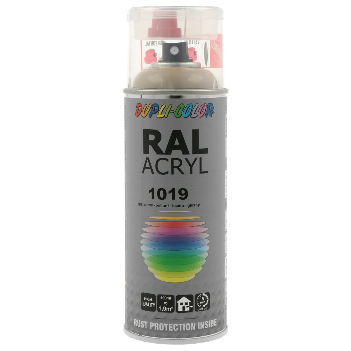 PEINTURE ACRYL RAL1019 BRILLANT 400ML DUPLI COLOR