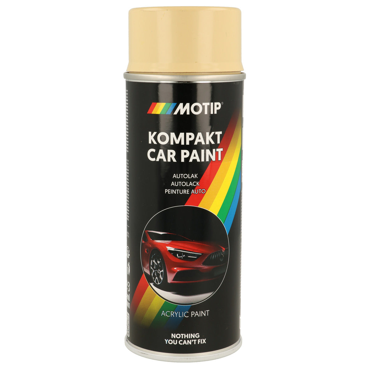 PEINTURE ACRYLIQUE KOMPAKT 46280 BEIGE MARRON BRILLANT 400ML MOTIP