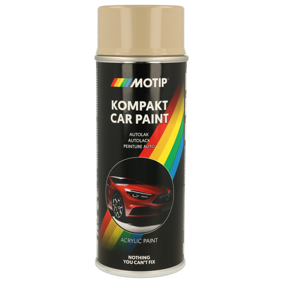 PEINTURE ACRYLIQUE KOMPAKT 46400 BEIGE MARRON BRILLANT 400ML MOTIP