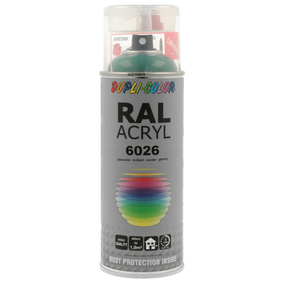 PEINTURE ACRYL RAL6026 VERT OPALE BRILLANT 400ML DUPLI COLOR