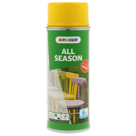 PEINTURE ALL SEASON RAL1021 BRILLANT 400ML DUPLI COLOR