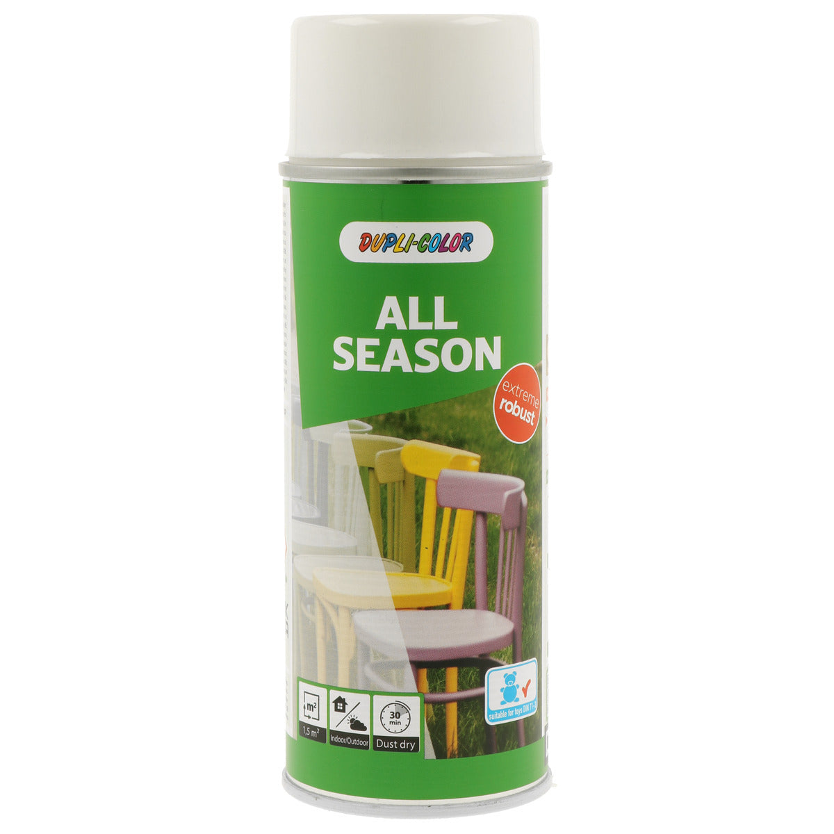 PEINTURE ALL SEASON RAL9010 BRILLANT 400ML DUPLI COLOR