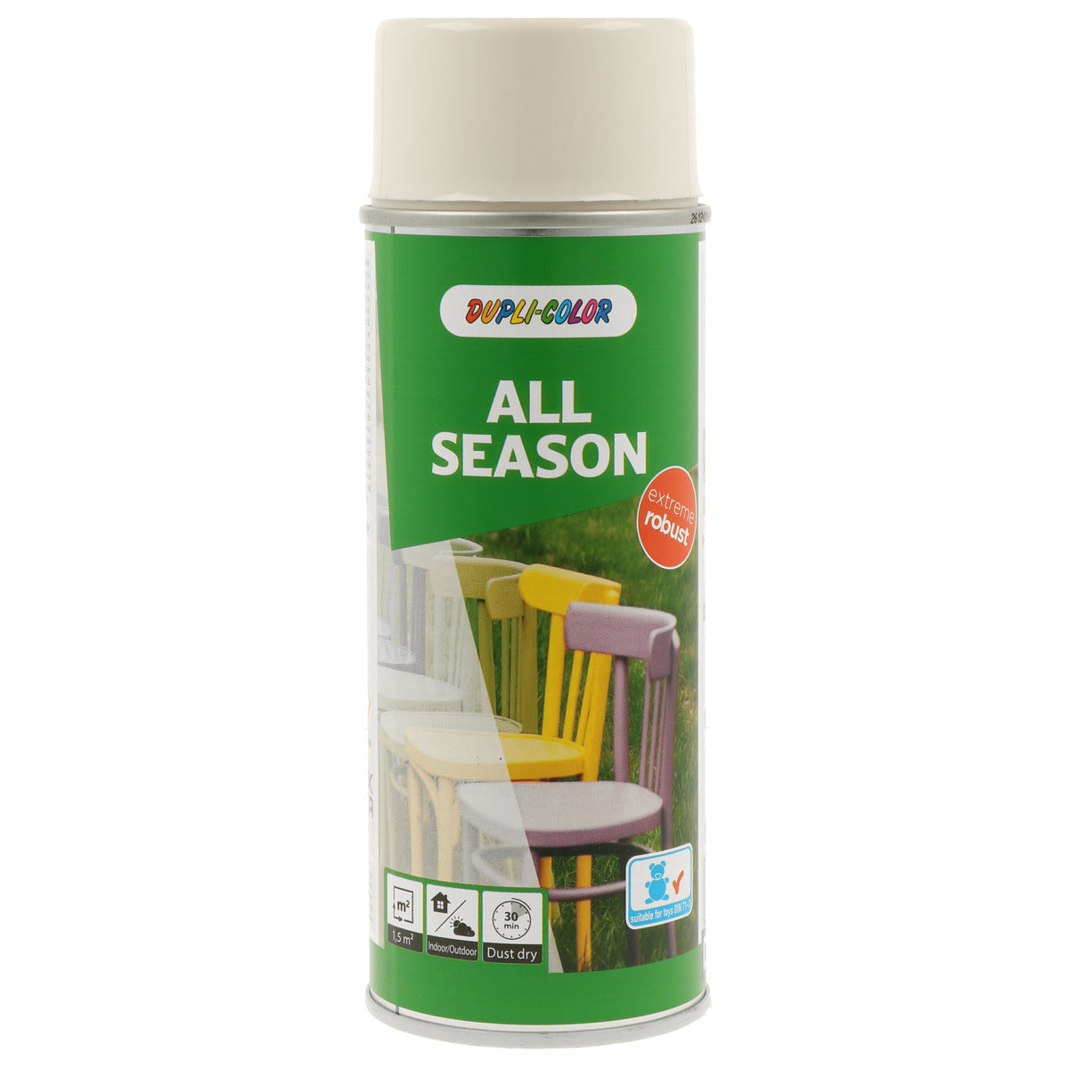 PEINTURE ALL SEASON RAL9001 BRILLANT 400ML DUPLI COLOR