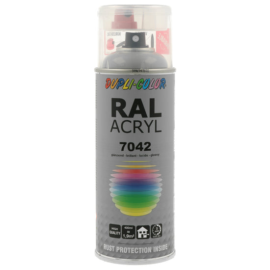 PEINTURE ACRYL RAL7042 BRILLANT 400ML DUPLI COLOR