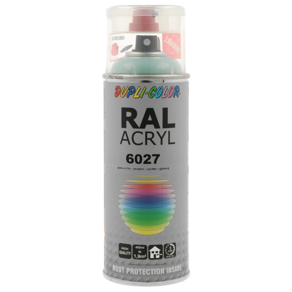 PEINTURE ACRYL RAL6027 VERT BRILLANT 400ML DUPLI COLOR