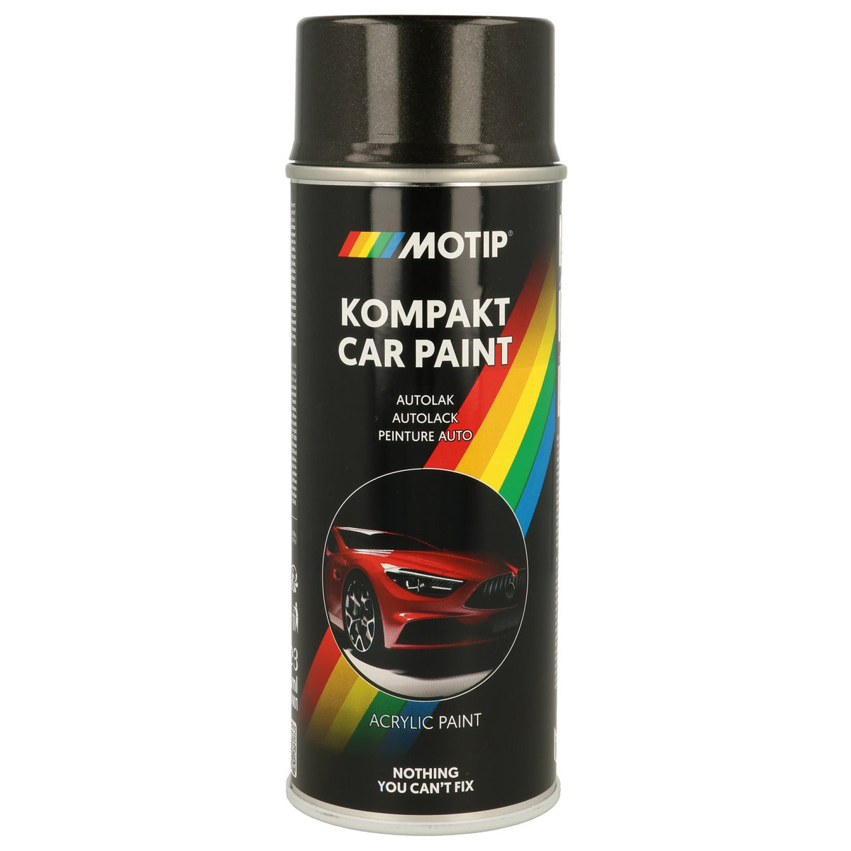 PEINTURE ACRYLIQUE KOMPAKT 51023 GRIS METALLISE 400ML MOTIP