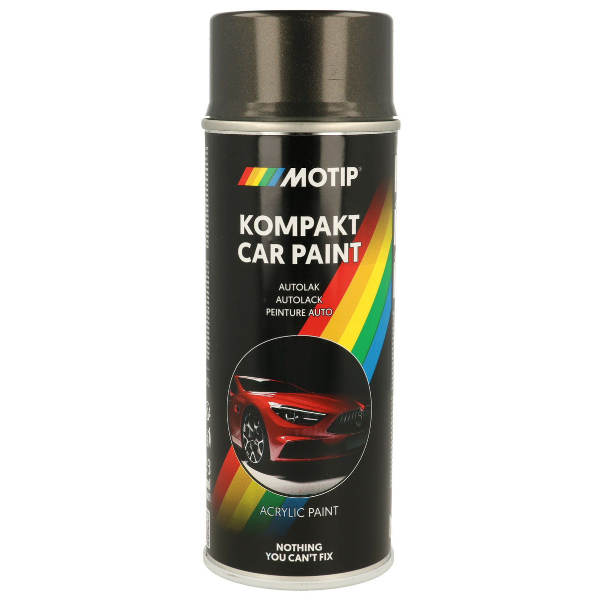 PEINTURE ACRYLIQUE KOMPAKT 51110 GRIS METALLISE 400ML MOTIP