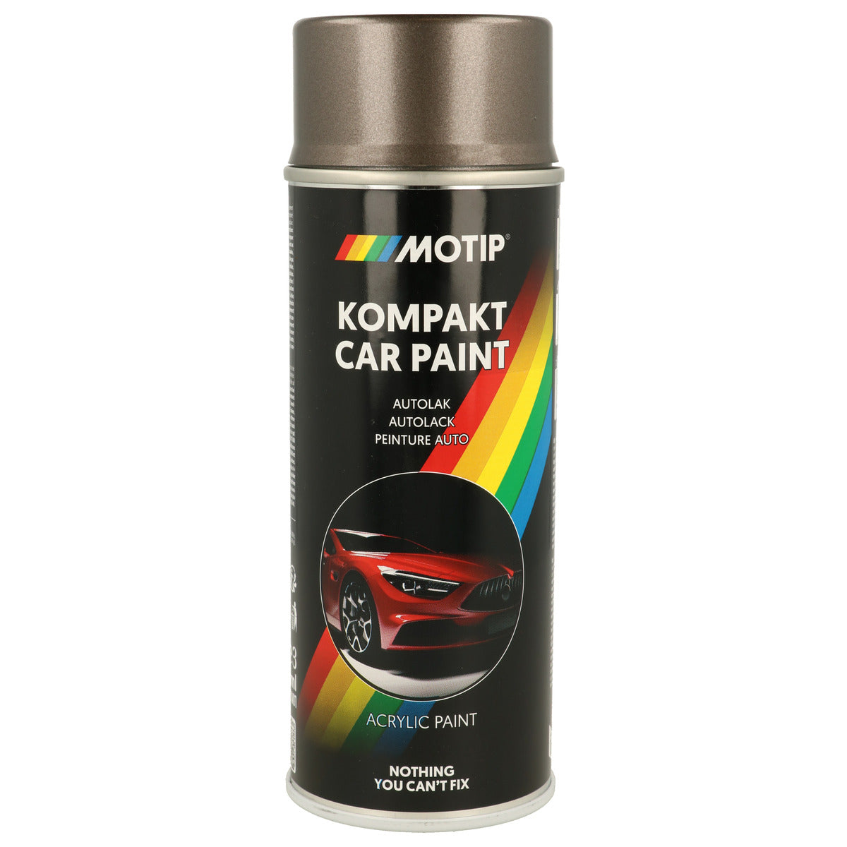 PEINTURE ACRYLIQUE KOMPAKT 51165 GRIS METALLISE 400ML MOTIP