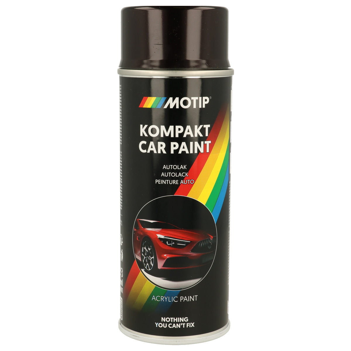 PEINTURE ACRYLIQUE KOMPAKT 51195 ROUGE PERLE 400ML MOTIP