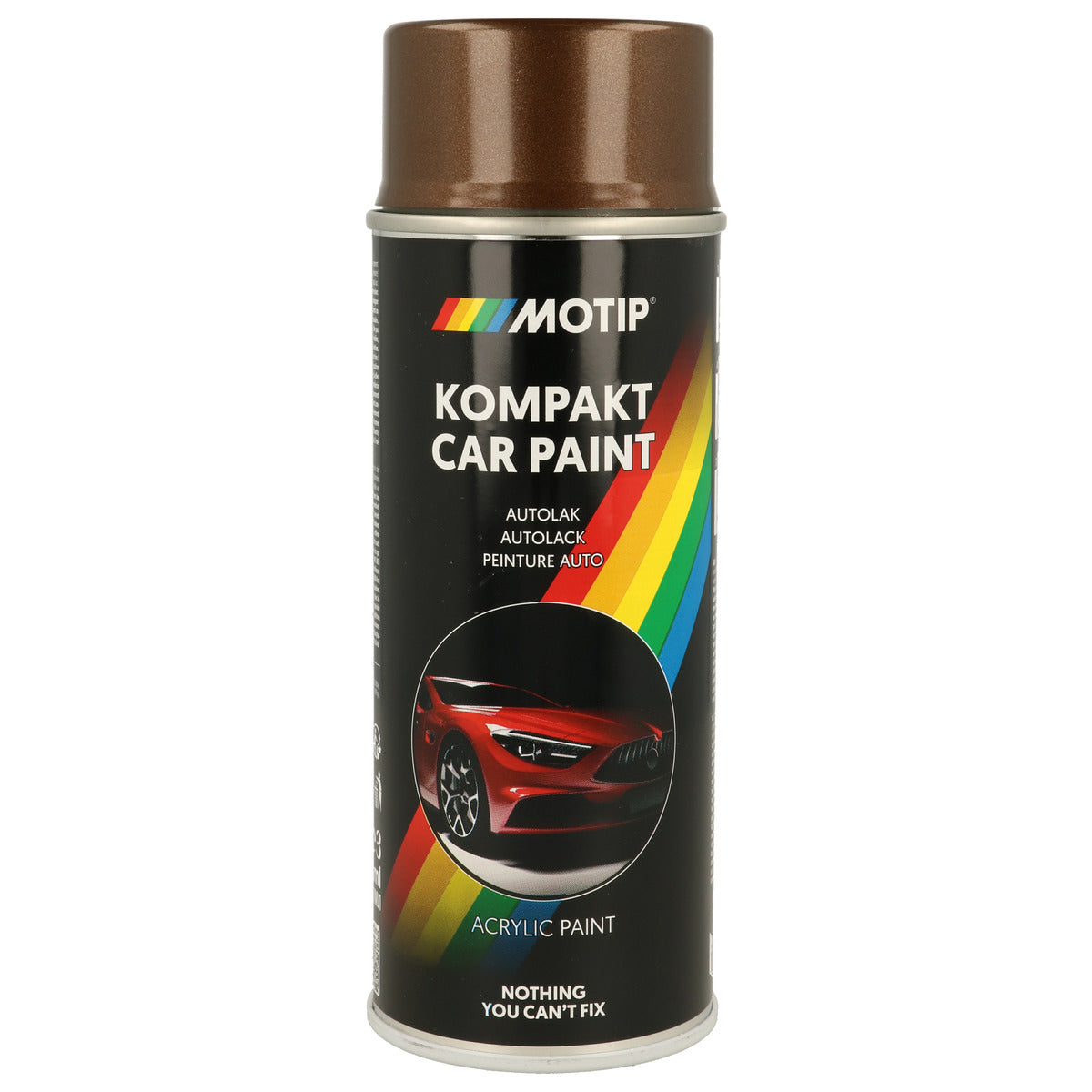 PEINTURE ACRYLIQUE KOMPAKT 51200 MARRON METALLISE 400ML MOTIP