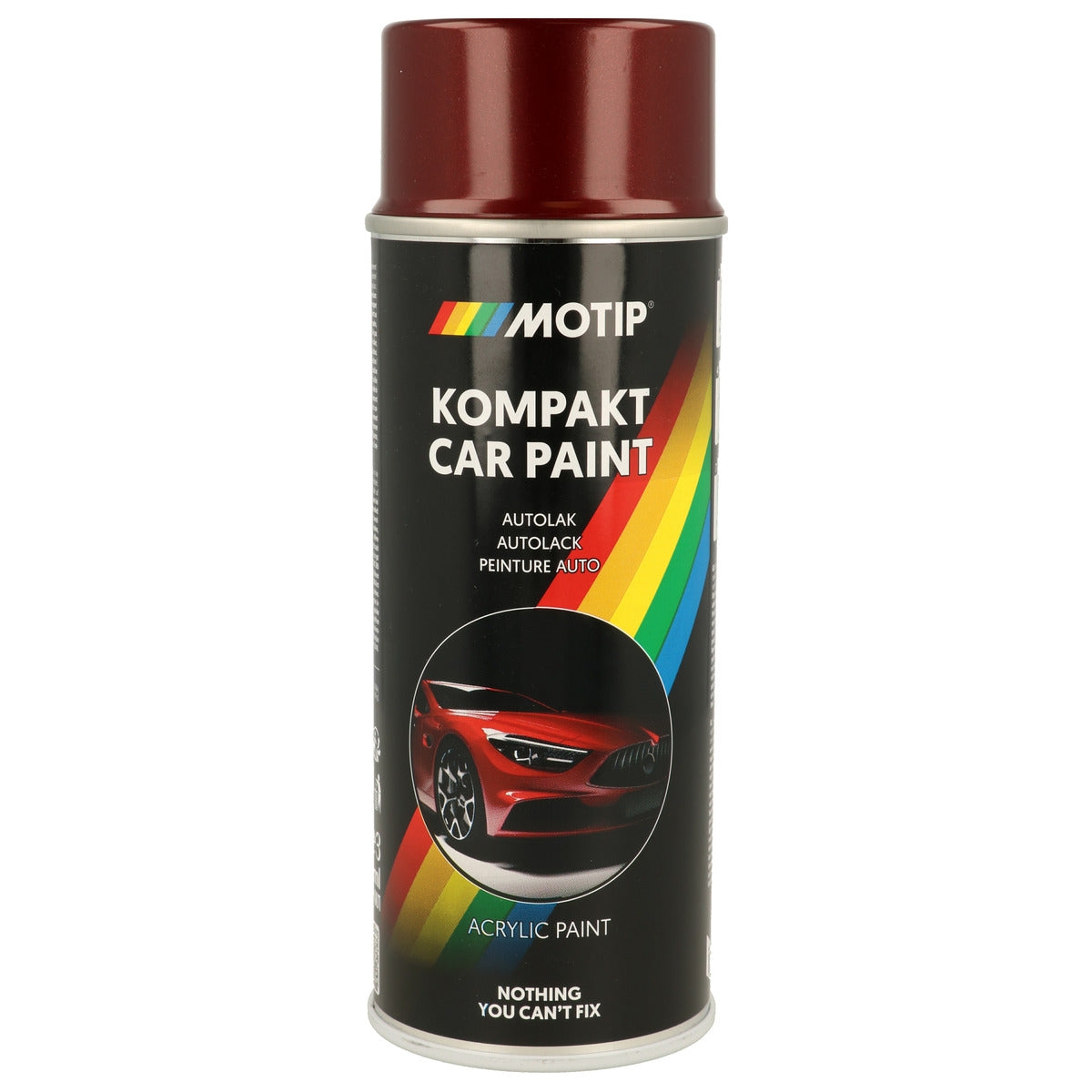 PEINTURE ACRYLIQUE KOMPAKT 51486 ROUGE METALLISE 400ML MOTIP