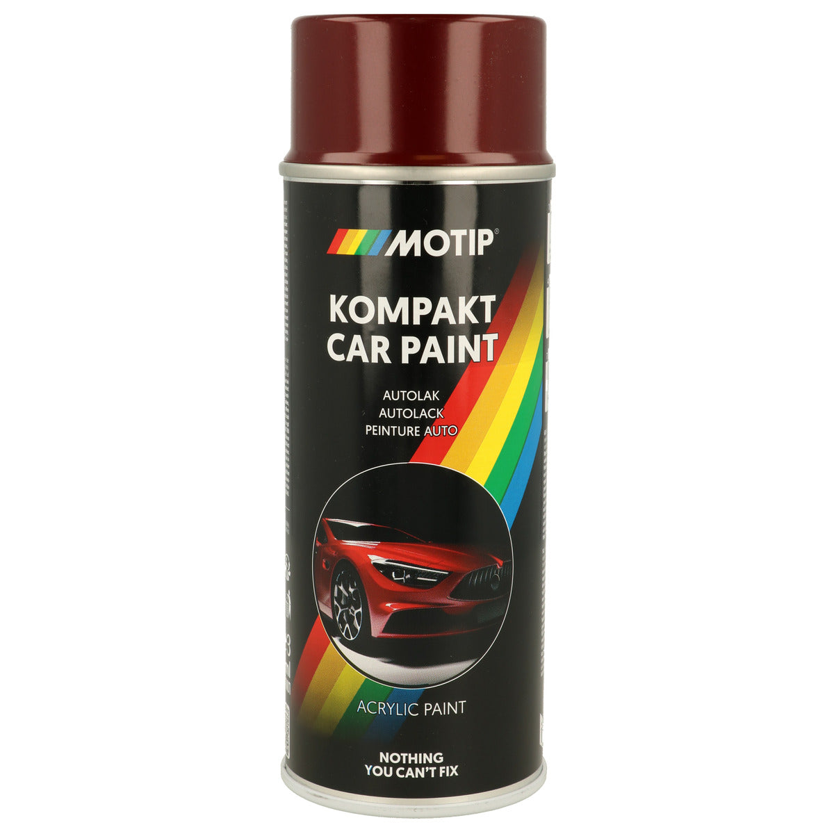 PEINTURE ACRYLIQUE KOMPAKT 51515 ROUGE PERLE 400ML MOTIP