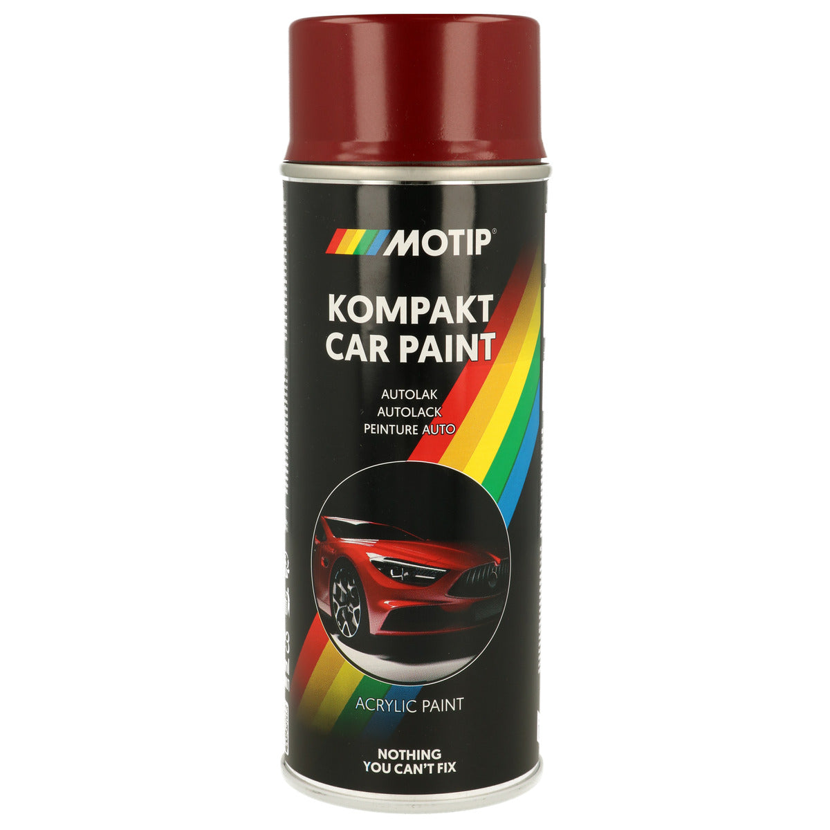 PEINTURE ACRYLIQUE KOMPAKT 51540 ROUGE METALLISE 400ML MOTIP