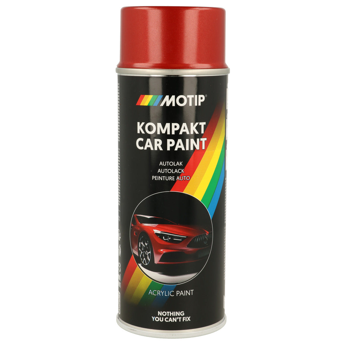 PEINTURE ACRYLIQUE KOMPAKT 51620 ROUGE METALLISE 400ML MOTIP