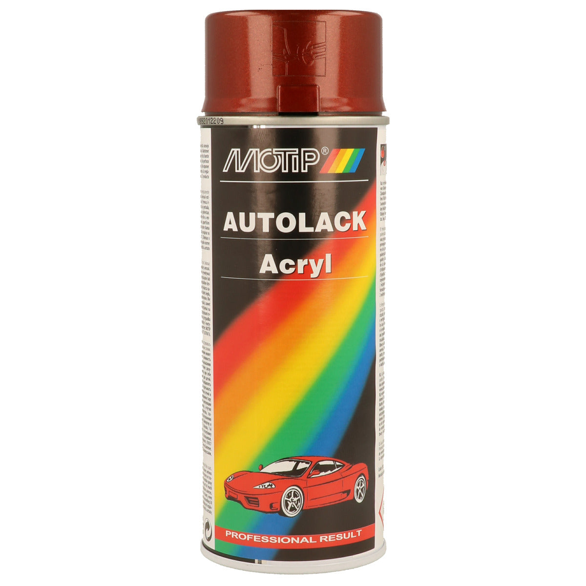 PEINTURE ACRYLIQUE KOMPAKT 51720 ROUGE METALLISE 400ML MOTIP